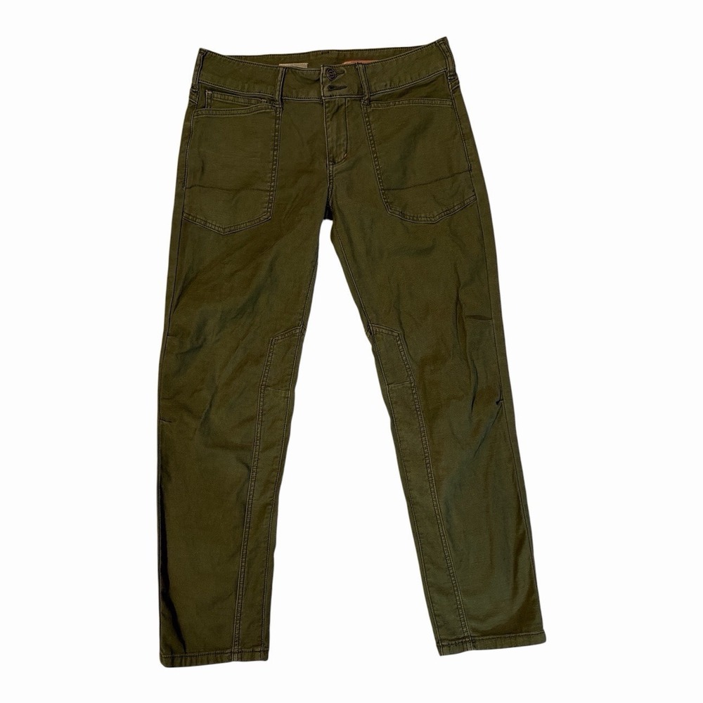 Pilcro Anthropologie Olive Green Utility Pants Size 28 Military Style